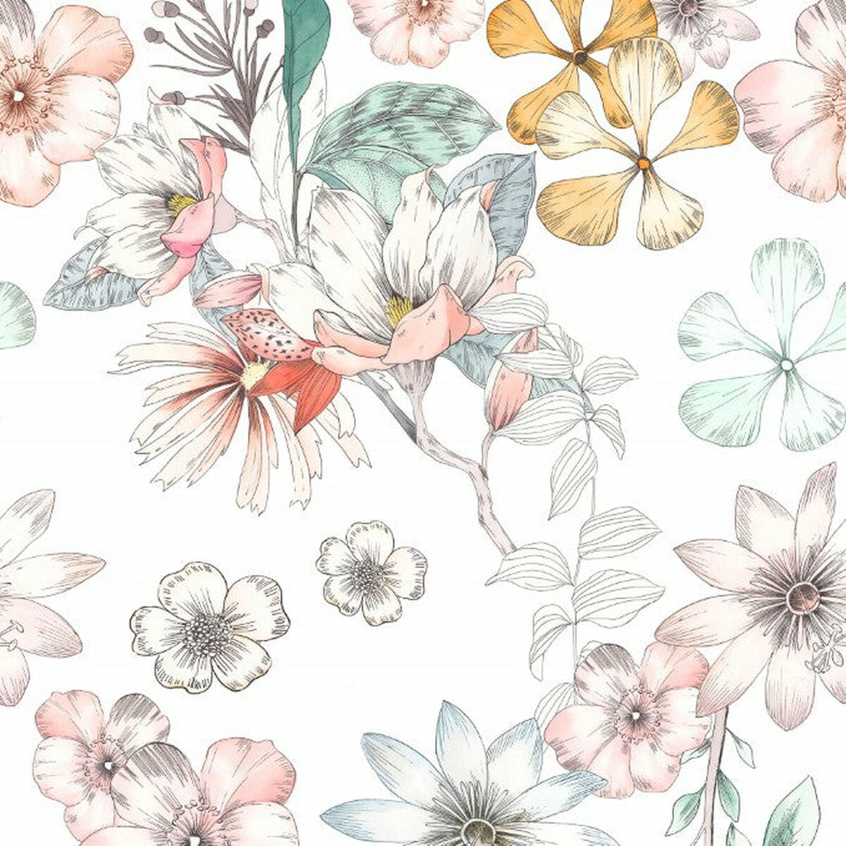 Capa nórdica Decolores Calcuta Multicolor 175 Fios 155 x 220 cm